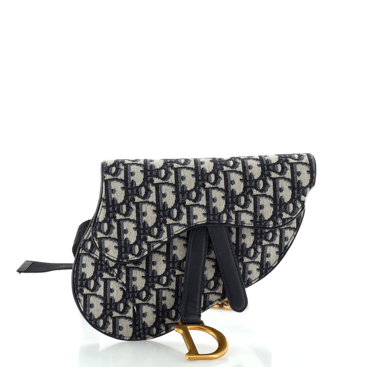 Christian Dior Saddle Belt Bag Oblique Canvas