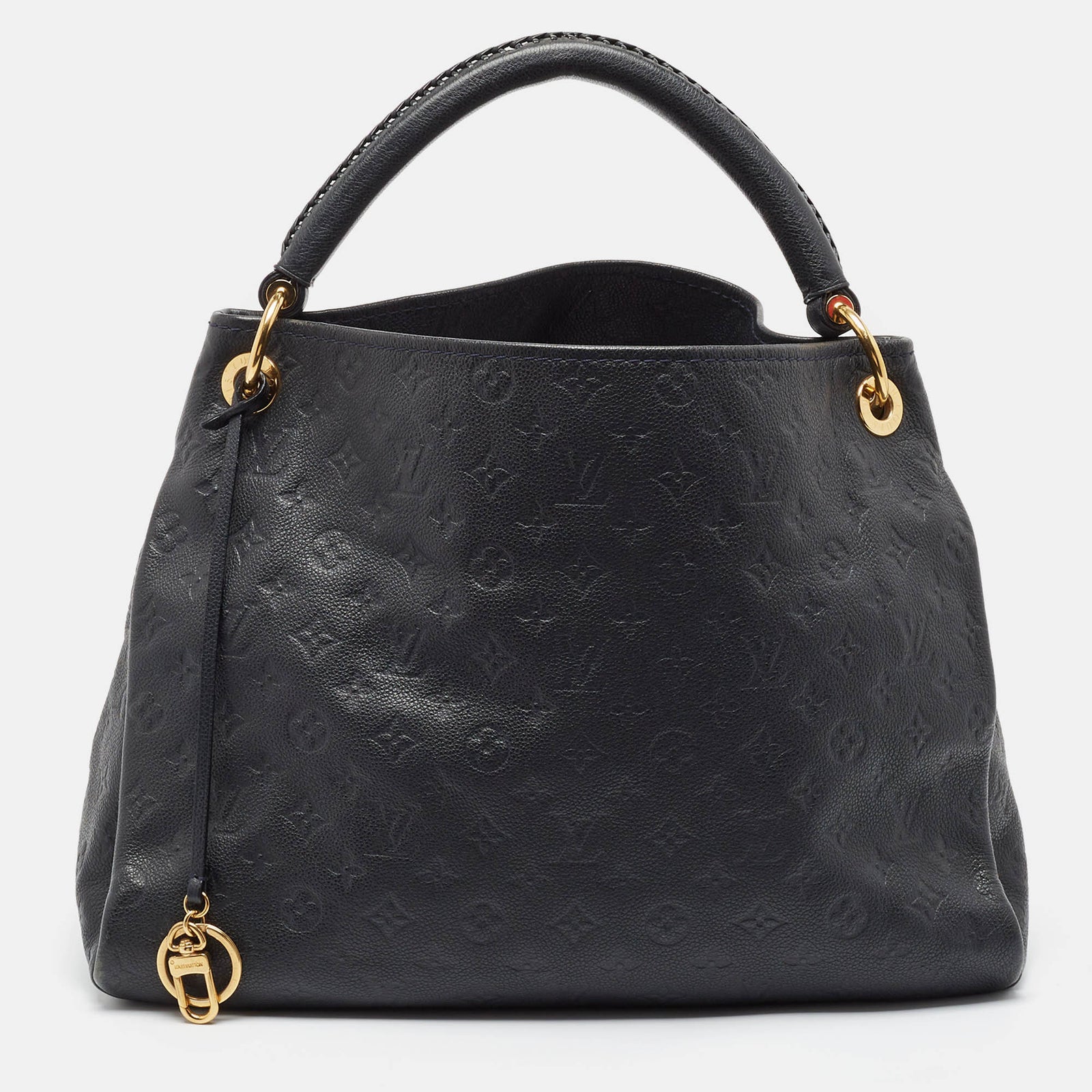 Louis Vuitton Sac Artsy MM en cuir Empreinte Monogram Bleu Infini