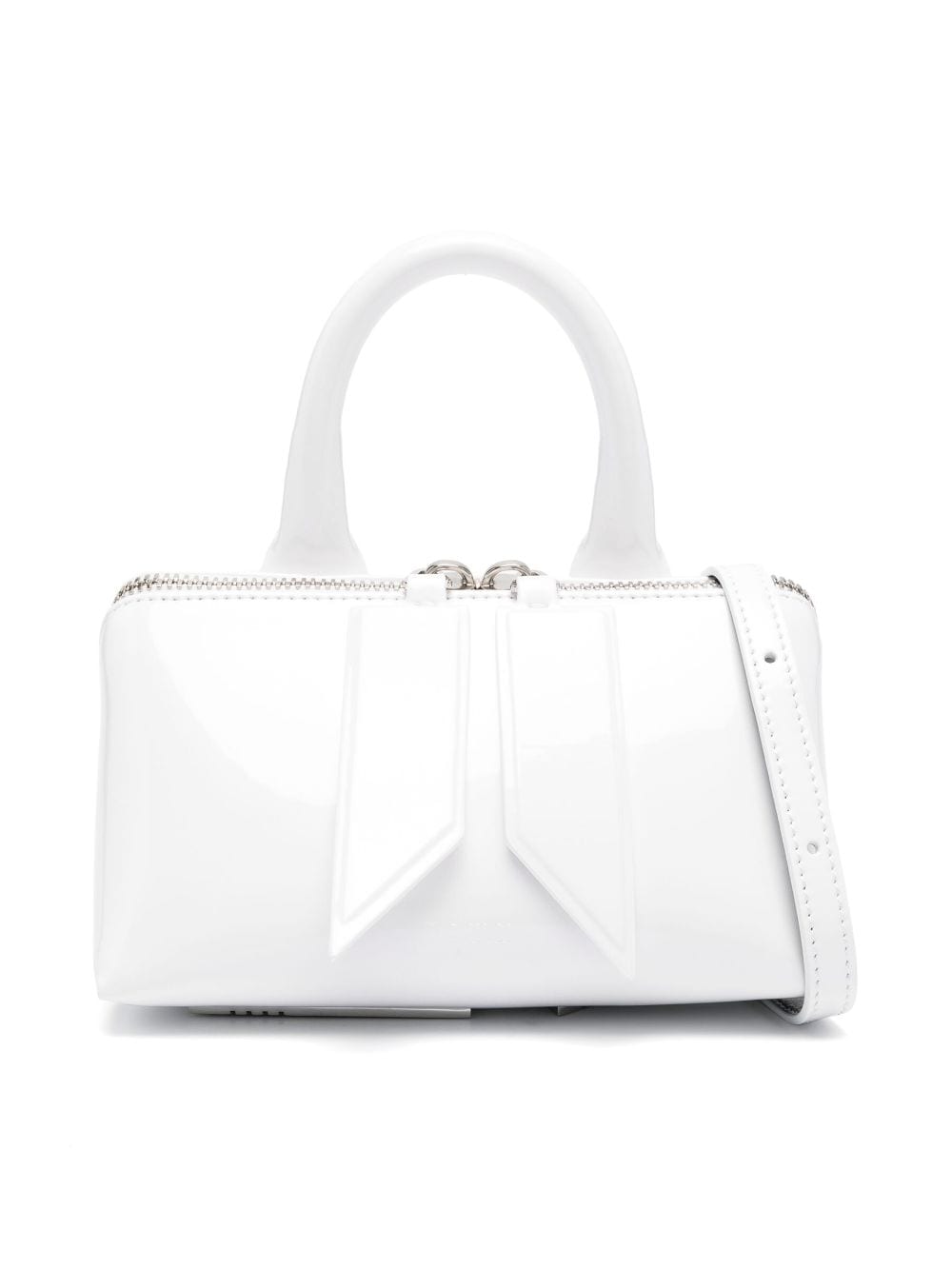 The Attico Women's Friday Leather Handbag in White | Size UNI | 247WAH02E101760