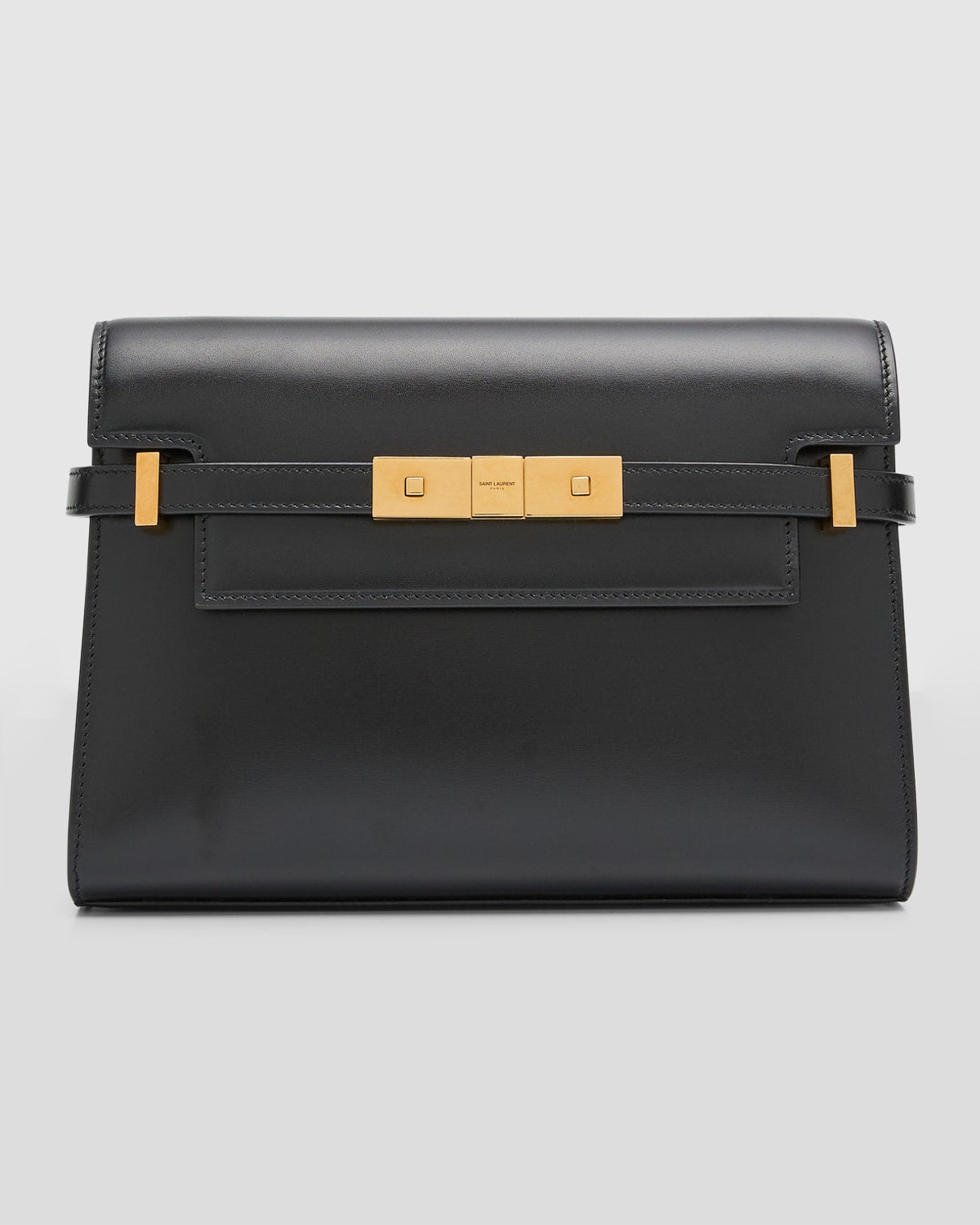 Saint Laurent Manhattan Small Shoulder Bag in Smooth Leather