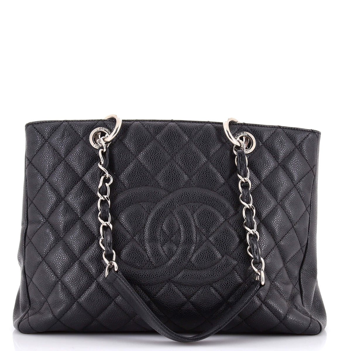Chanel CHANEL Grand Shopping Tote Quilted Caviar