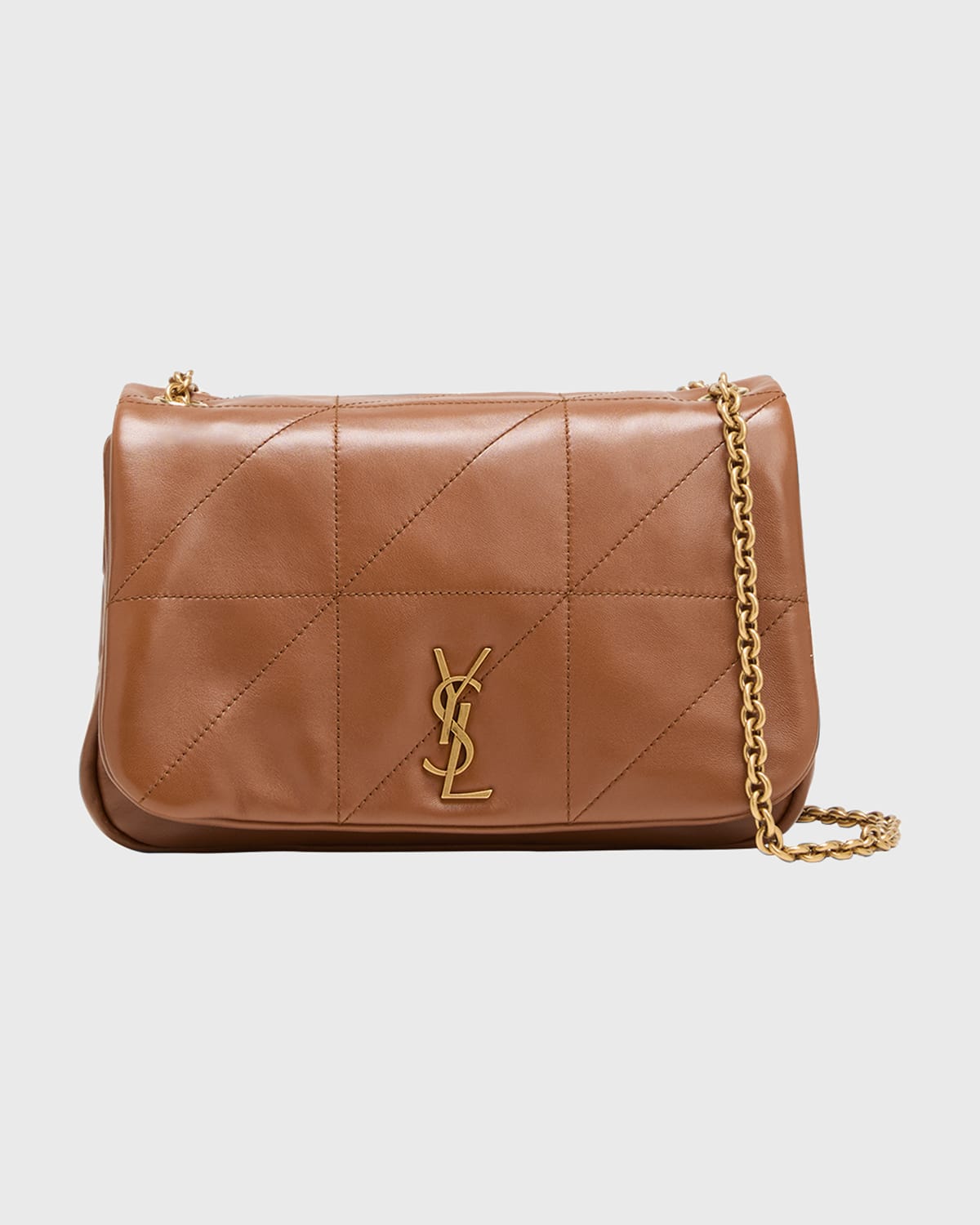 Saint Laurent Jamie 4.3 Small YSL Shoulder Bag in Quilted Smooth Leather