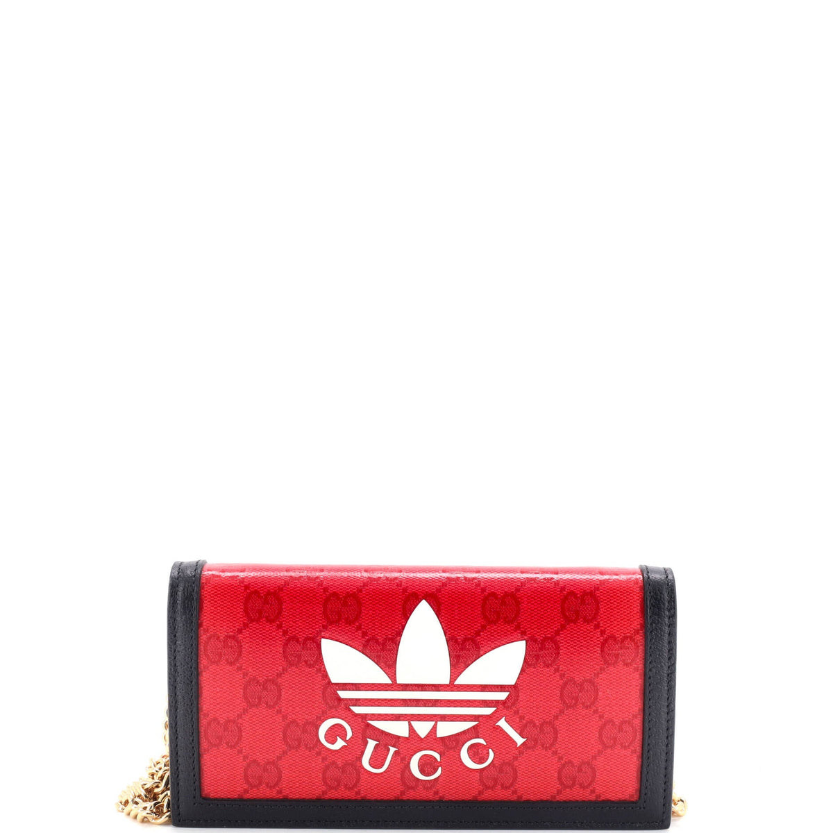 Gucci GUCCI x adidas Wallet on Chain GG Coated Canvas