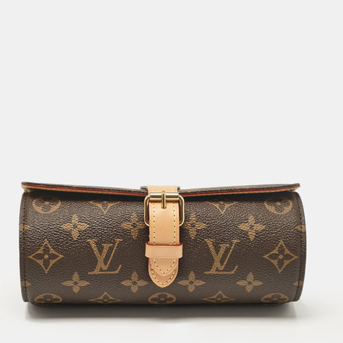 Monogram Canvas 3 Watch Case