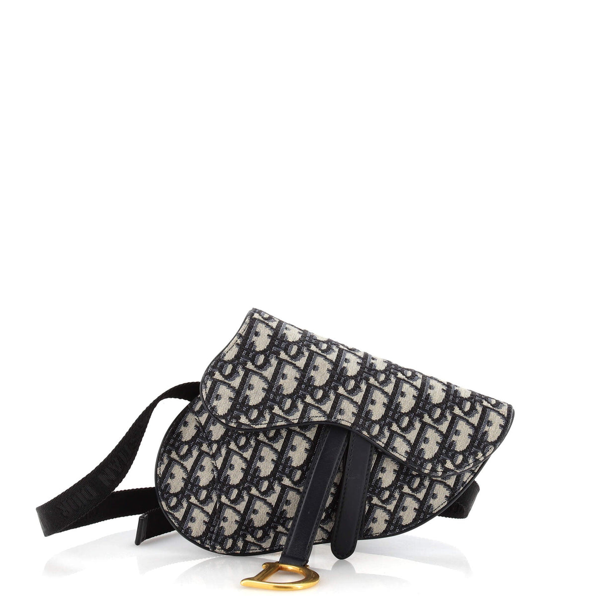 Christian Dior Saddle Belt Bag Oblique Canvas