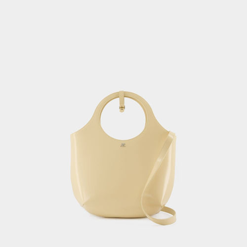 Women's Medium Holy Iced Shoulder Bag in Yellow | 324GSA116CV0033 Color 2023