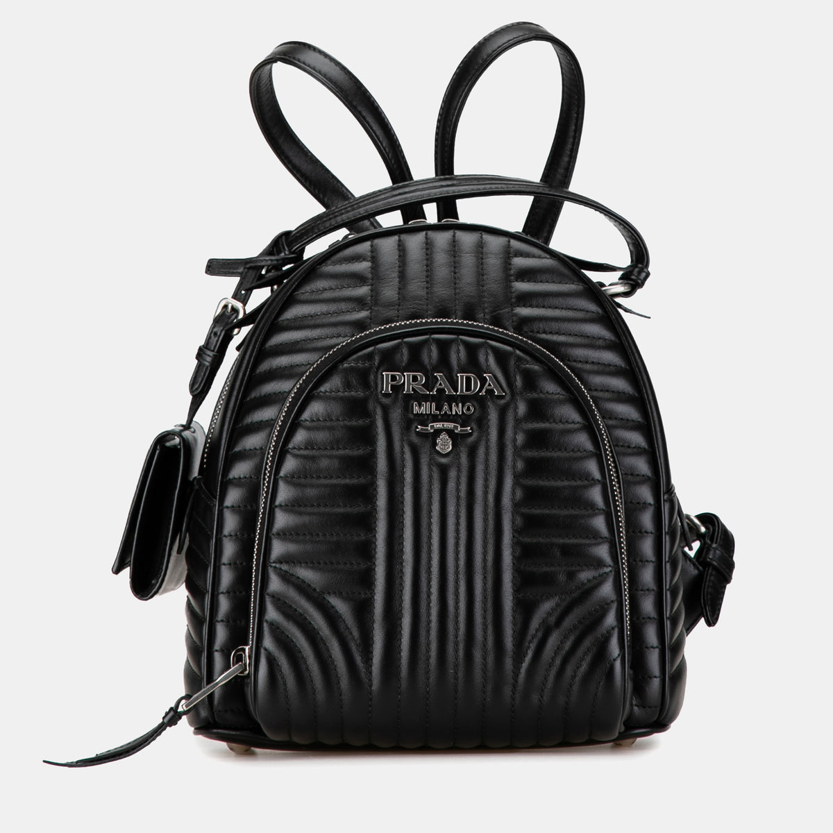 Prada Soft Calfskin Diagramme Day Backpack
