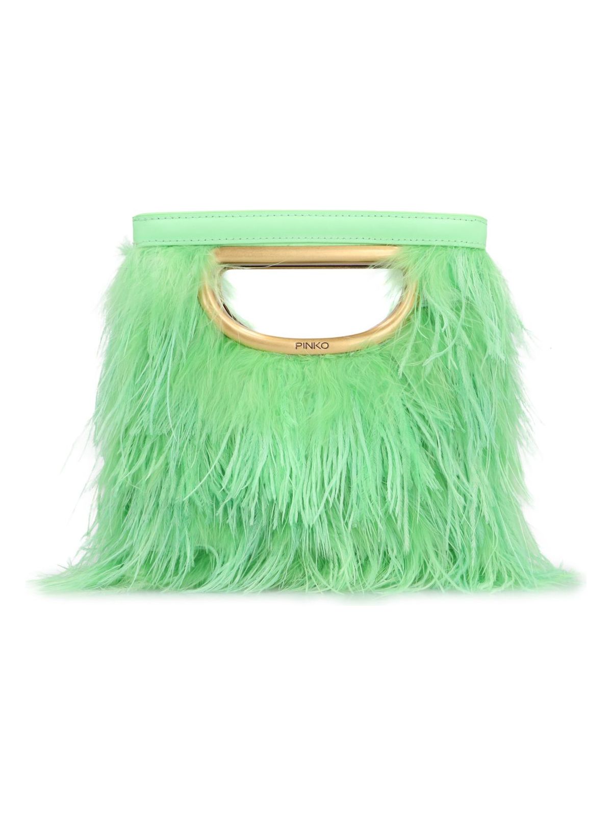 Pinko Women's Square Mini Pochette in Green | 102772A1KI Color T36Q