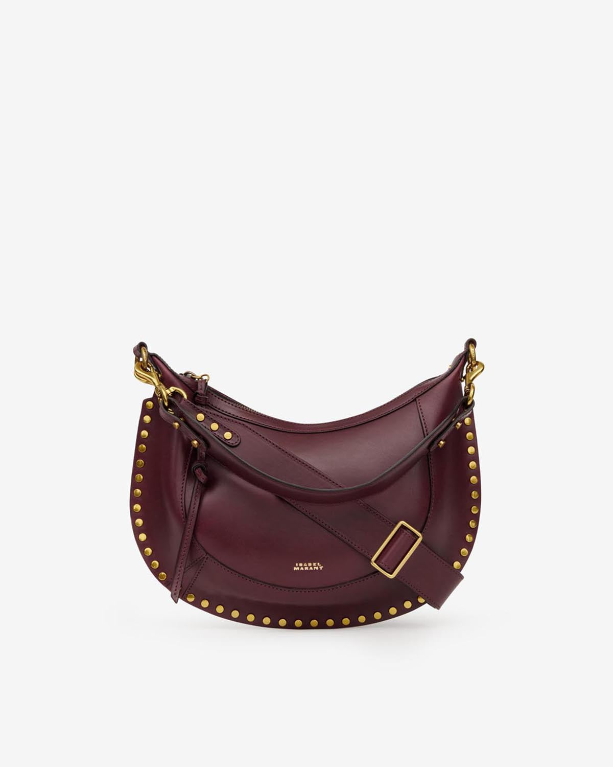 Isabel Marant Naoko Bag In Leather -  - Burgundy - Isabel Marant