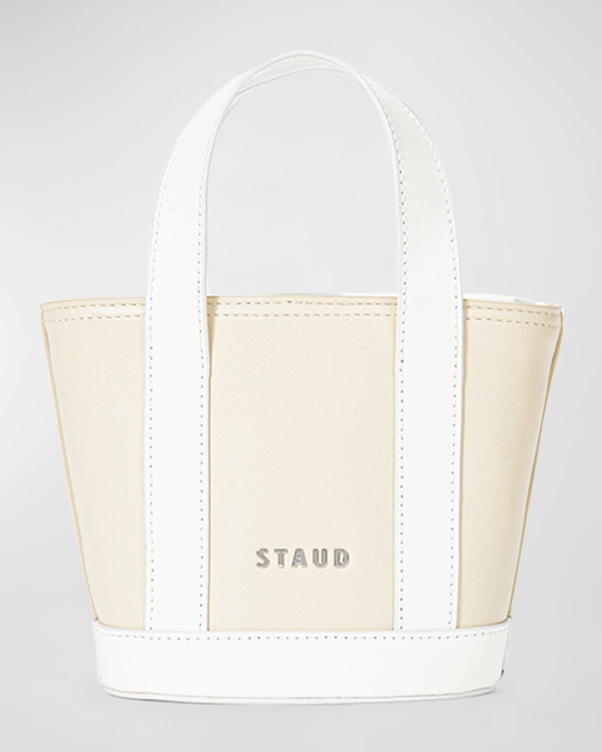 Staud Allora Micro Leather Tote Bag