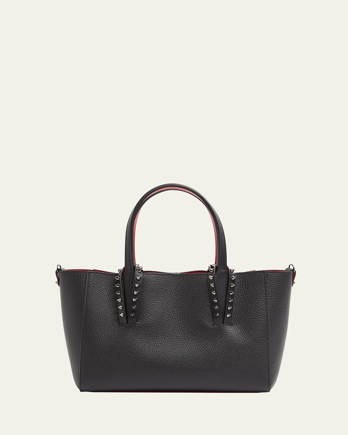 Christian Louboutin Cabata Soft East-West Mini Shoulder Bag in Grained Leather