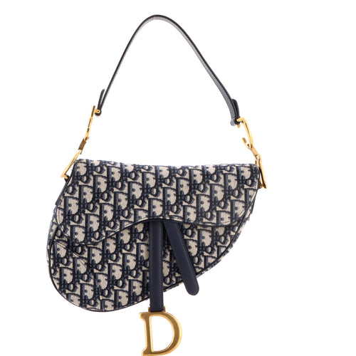 Saddle Handbag Oblique Canvas Medium