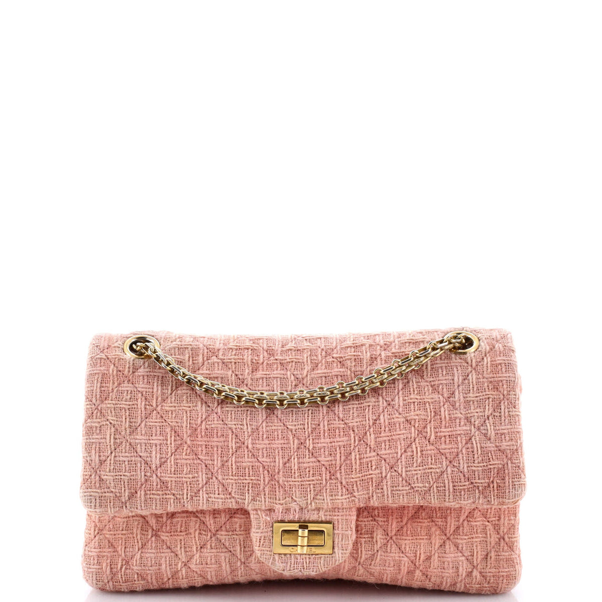 Chanel CHANEL Reissue 2.55 Flap Bag Quilted Tweed 225