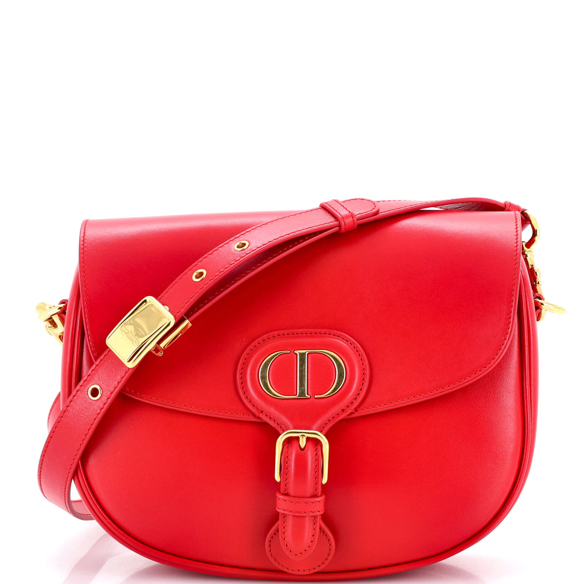Christian Dior Bobby Flap Bag Leather Medium