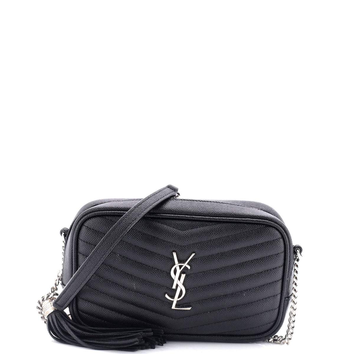 Saint Laurent Lou Camera Bag Matelasse Chevron Leather Mini