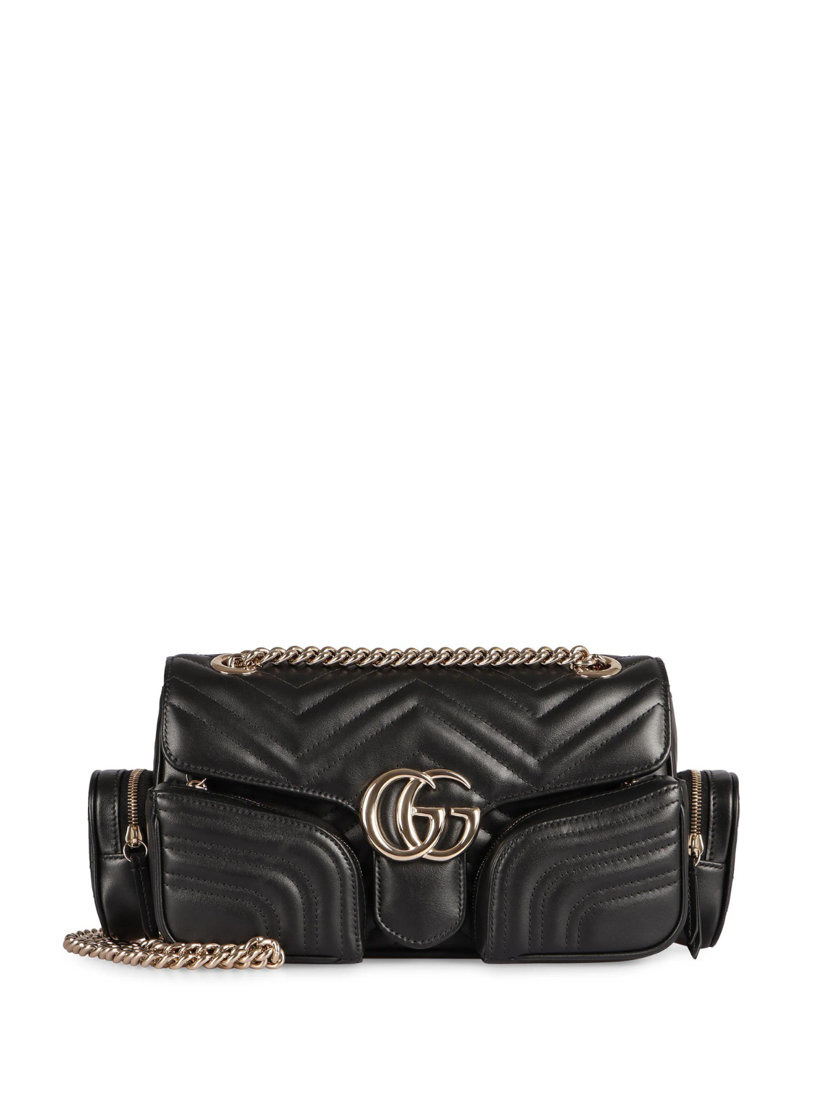 Gucci Women's Marmont Multipocket Bag in Black | 795228AADPJ
