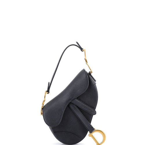 Saddle Handbag Leather Mini