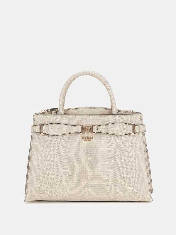 Guess Arlena Python-Print Handbag