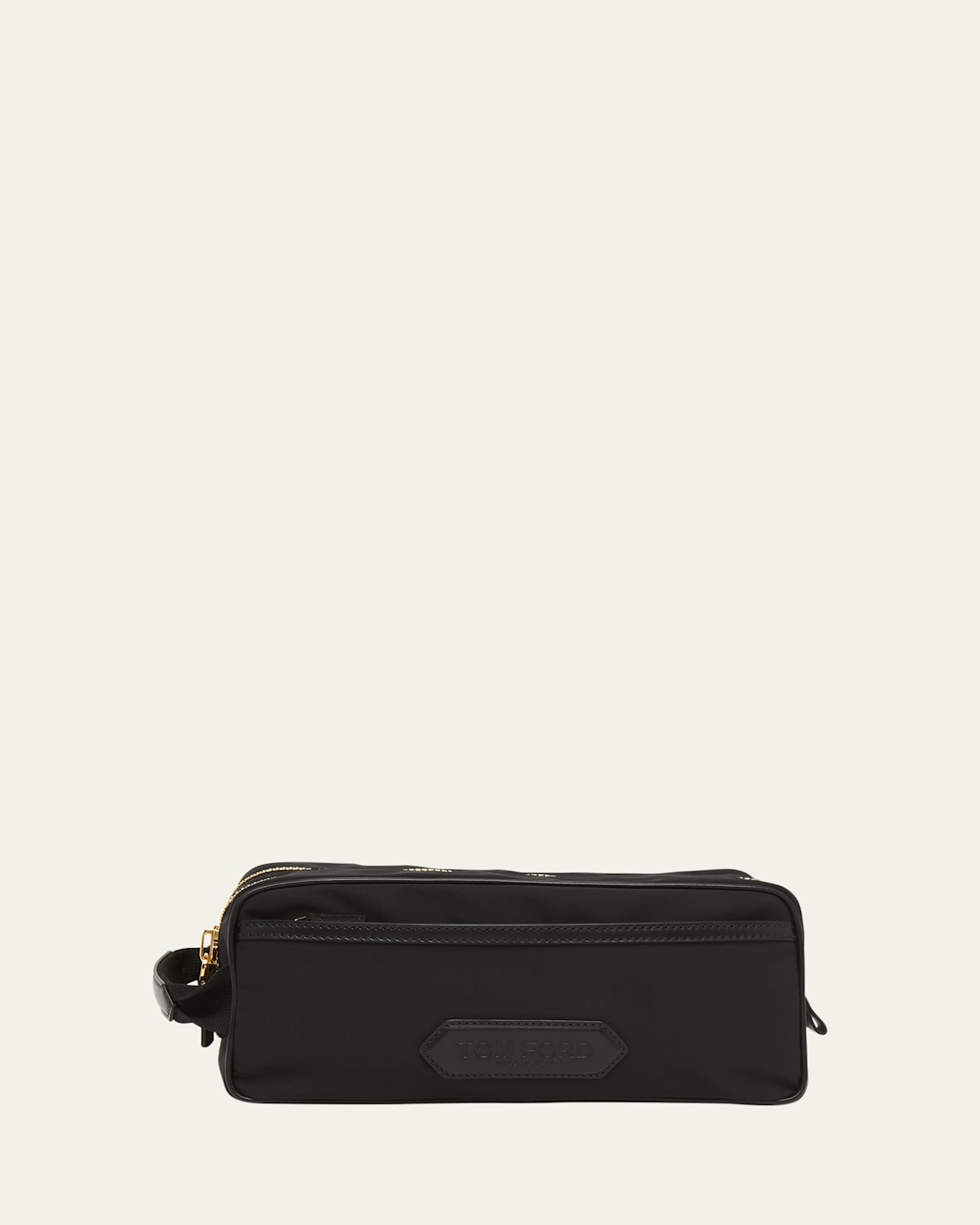 Tom Ford Men's Recycled Nylon Double-Zip Toiletry Bag