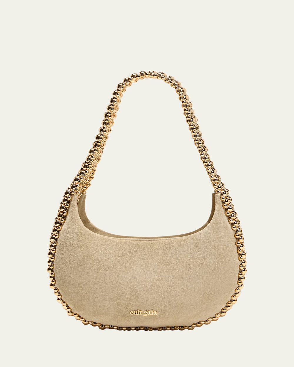 Selena Beaded Leather Shoulder Bag