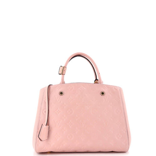 Montaigne Handbag Monogram Empreinte Leather MM