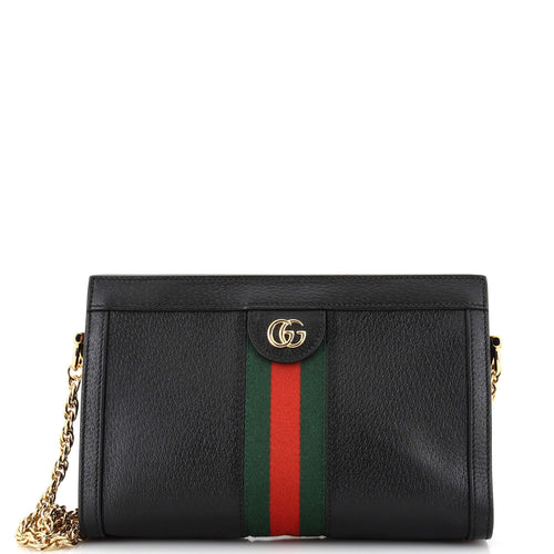 GUCCI Ophidia Chain Shoulder Bag Leather Small