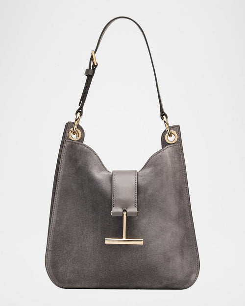 Tara Small Suede Leather Crossbody Bag