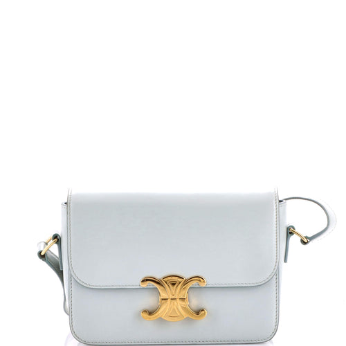CELINE Triomphe Shoulder Bag Smooth Calfskin Teen