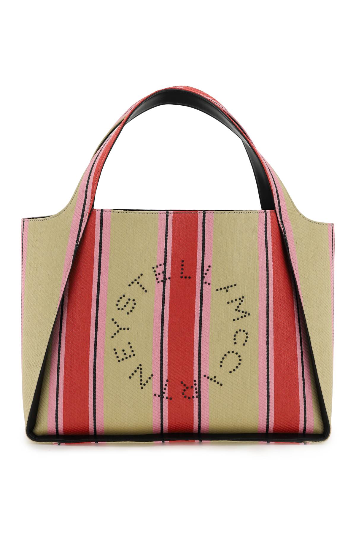 Stella Mccartney Women's 'stella Logo' Raffia Tote Bag in Mixed Colours | 502793WP0141