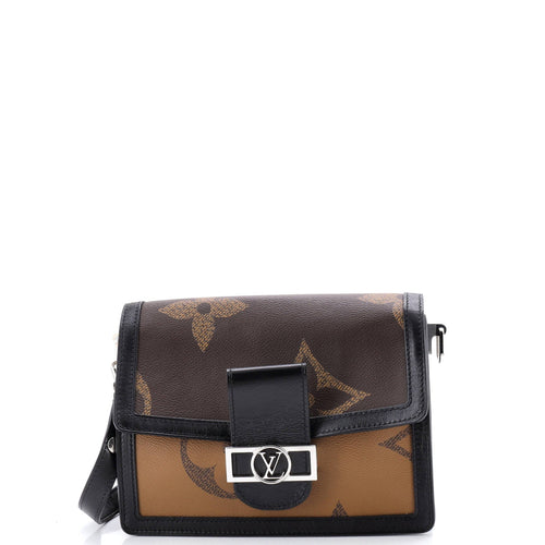 Dauphine Shoulder Bag Reverse Monogram Giant MM