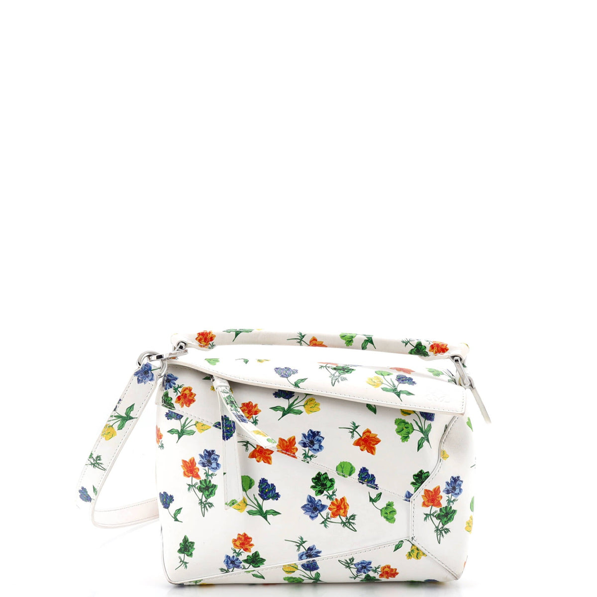 Loewe LOEWE Puzzle Edge Bag Printed Leather Small