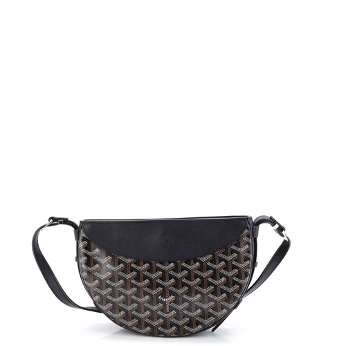 GOYARD Hirondelle Shoulder Bag Coated Canvas and Leather