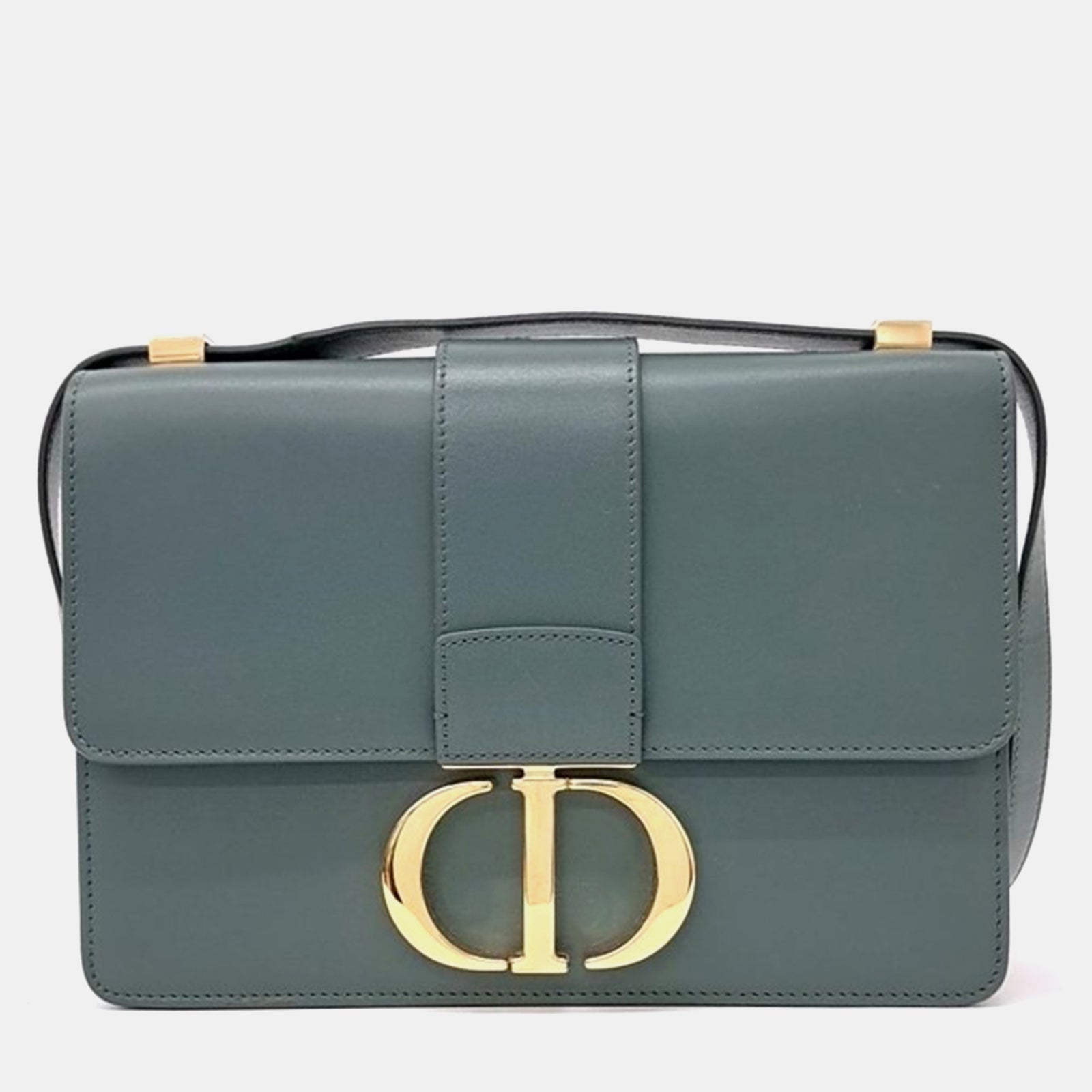 Dior Sac bandoulière 30 Montaigne en cuir vert