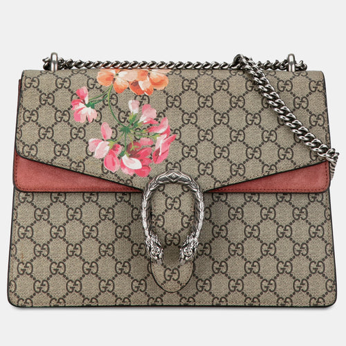 Medium GG Supreme Blooms Dionysus Shoulder Bag