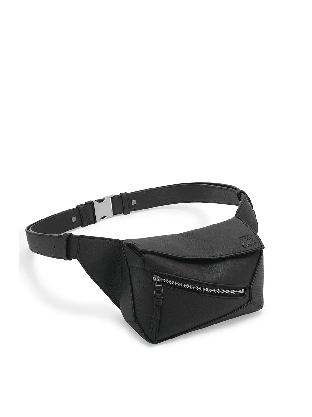 Men's Puzzle Edge Mini Bumbag in Black | B510EB1X03