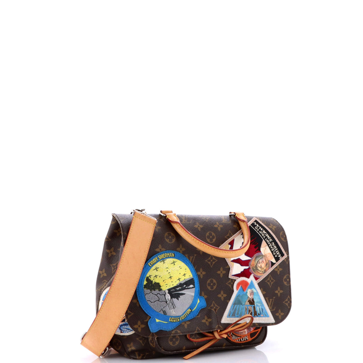 Louis Vuitton Cindy Sherman Camera Messenger Bag Patch Embellished Monogram Canvas