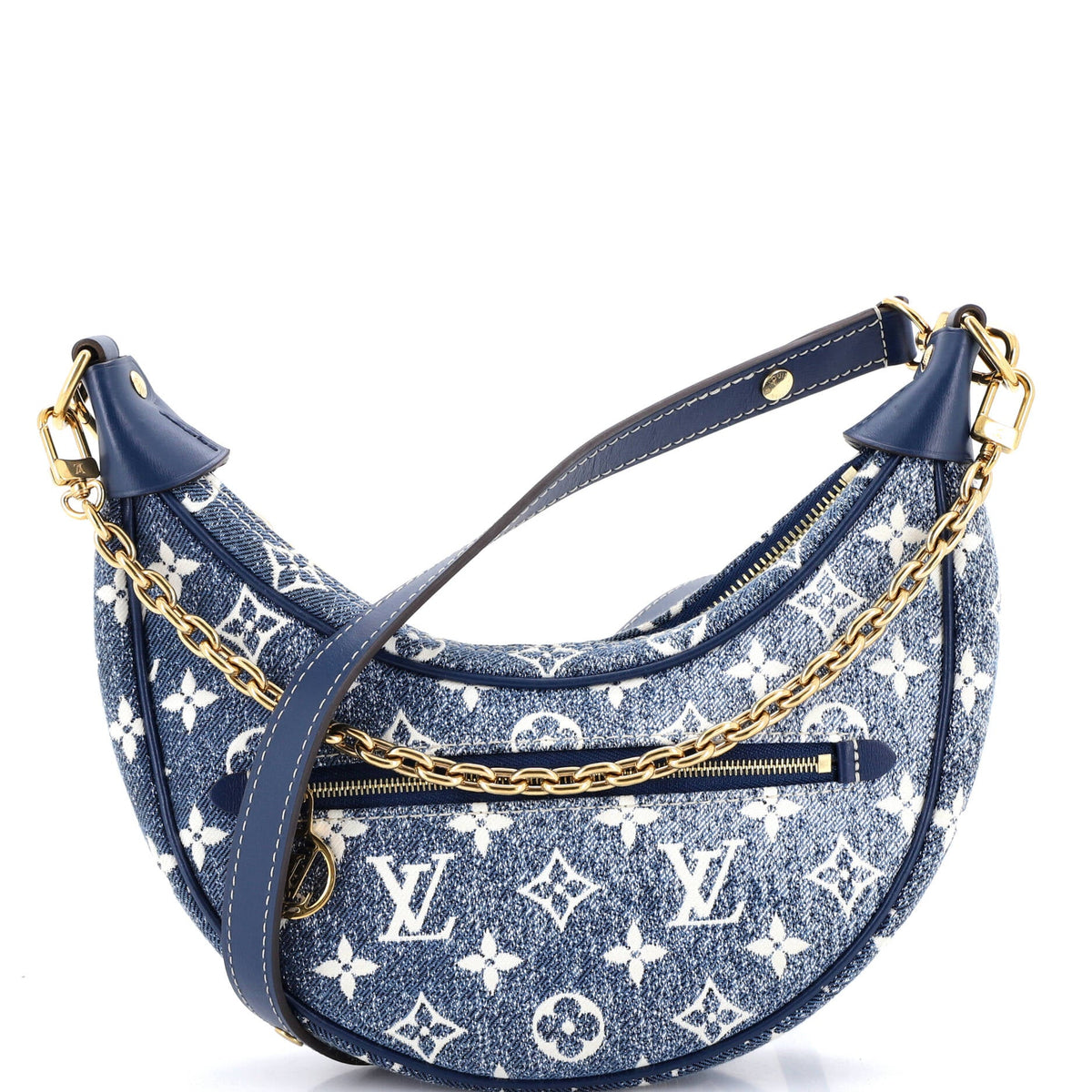 Louis Vuitton Loop Handbag Monogram Jacquard Denim