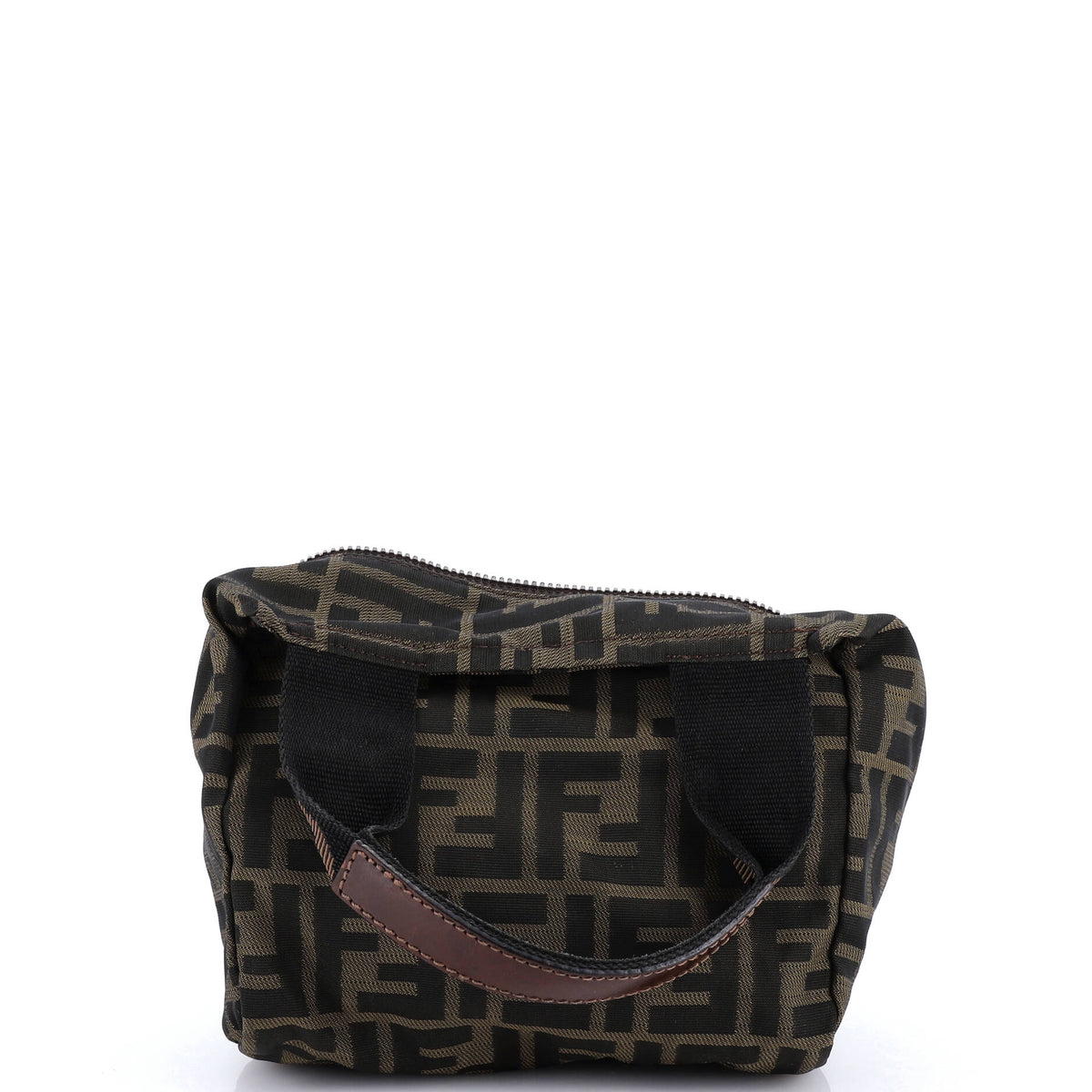 Fendi FENDI Vintage 1925 Cosmetic Tote Zucca Canvas Mini
