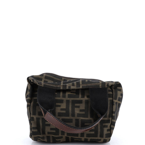 FENDI Vintage 1925 Cosmetic Tote Zucca Canvas Mini