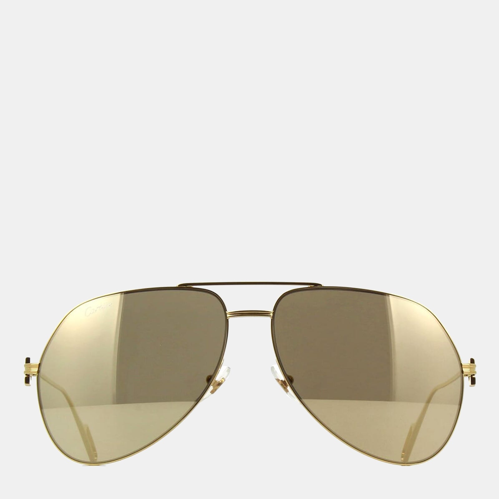 Cartier Gold - CT0110S - Tinted Pilot-Frame Sunglasses