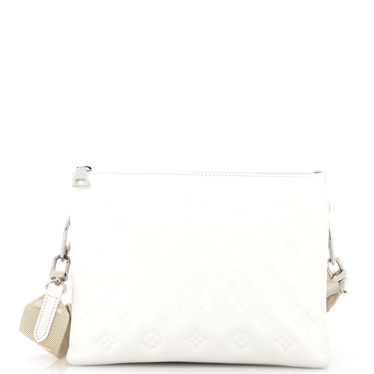 Louis Vuitton Coussin Bag Yayoi Kusama Infinity Dots Metal and Monogram Embossed Lambskin PM