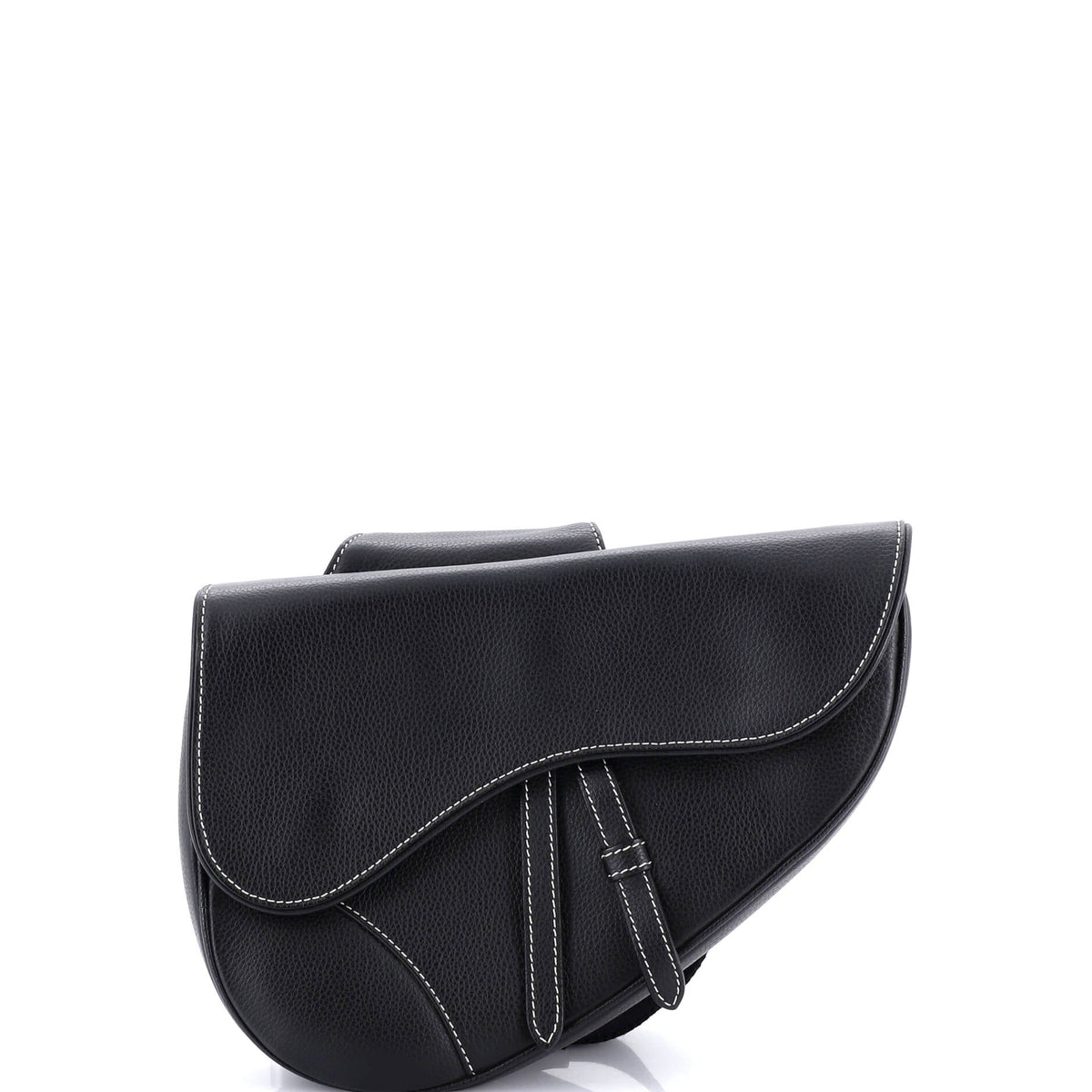Christian Dior Saddle Crossbody Bag Leather Mini