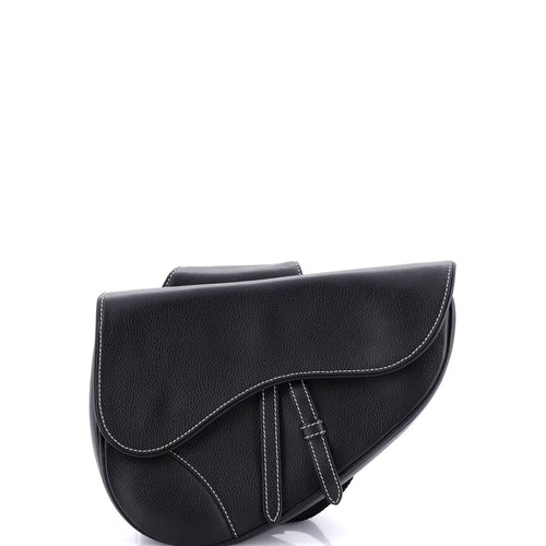 Saddle Crossbody Bag Leather Mini