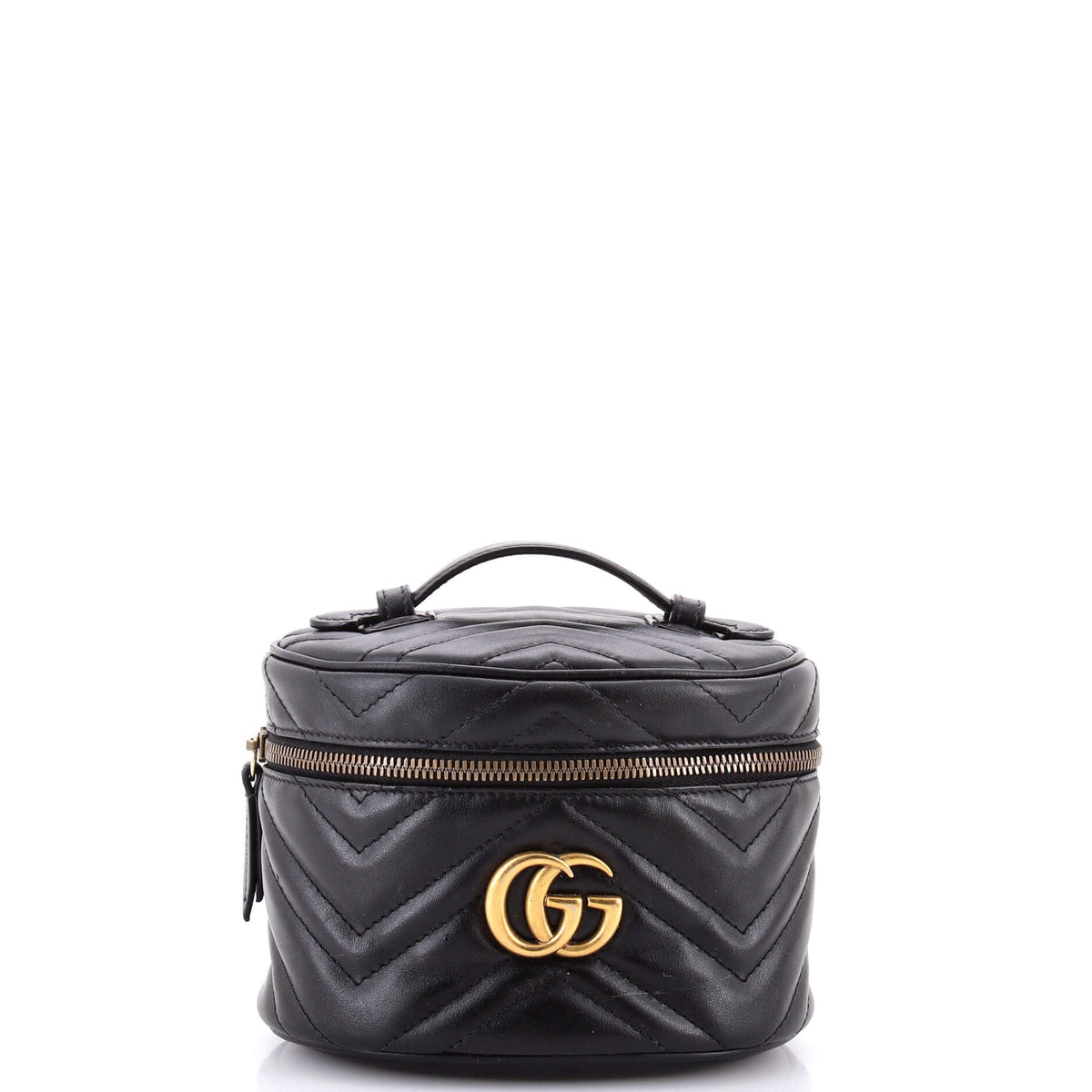 Gucci GUCCI GG Marmont Vanity Backpack Matelasse Leather Mini
