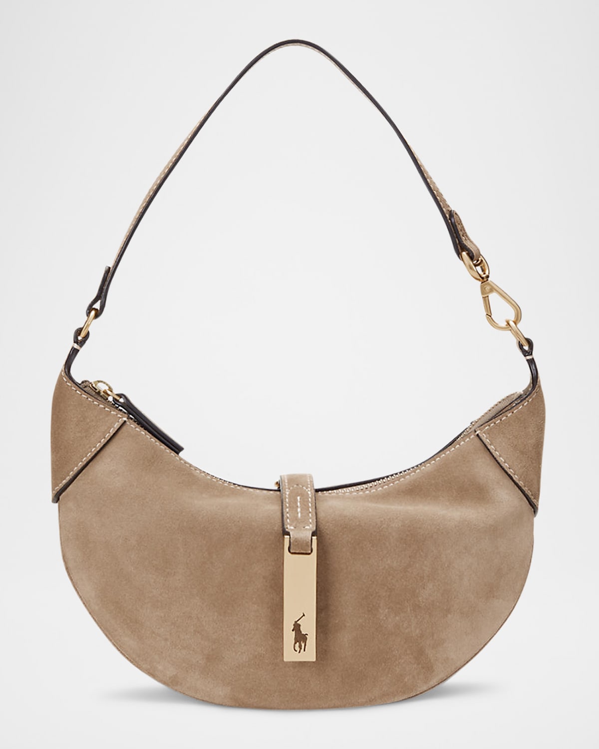 Ralph Lauren Medium Suede Shoulder Bag