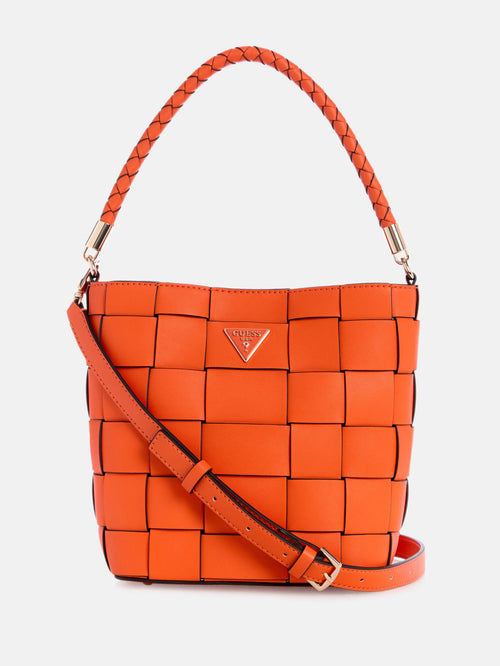 Maylee Woven Bucket Bag