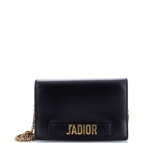 J'Adior Wallet on Chain Leather