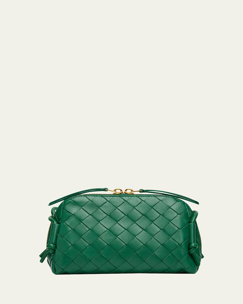 Zip Leather Pouch Shoulder Bag