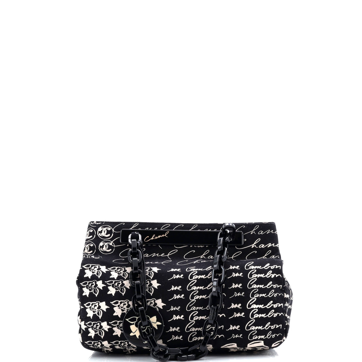 Chanel CHANEL Resin Tote Printed Canvas