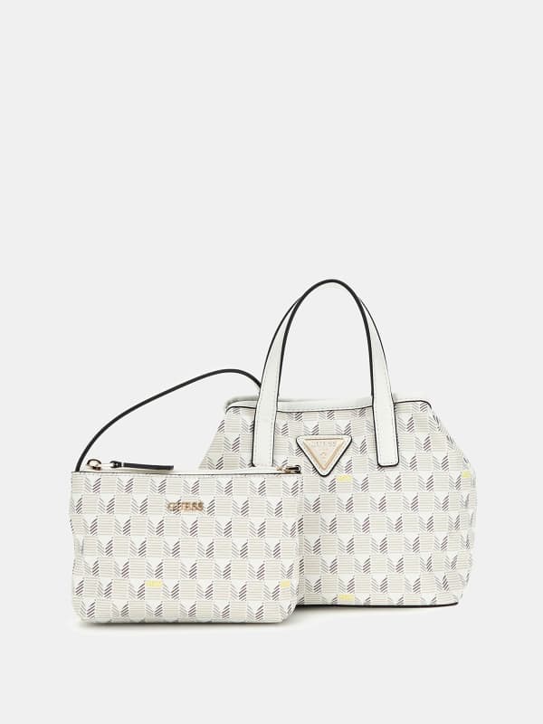 Guess Mini-Handtasche mit geometrischem G-Wave-Print